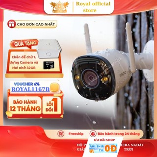 Camera imou wifi ngoài trời F22P / 2M 1080P, Chống Nước, có tia hồng ngoại, cảnh báo chuyển động Royal