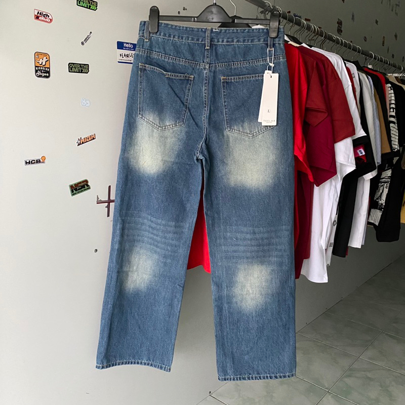 Quần Jeans Teelab Xanh