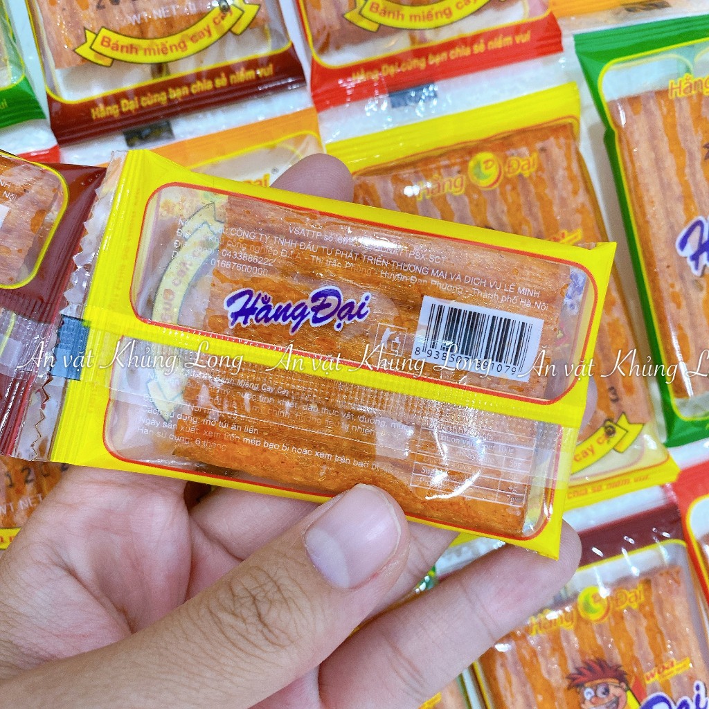 Combo 30 gói sườn dê nướng mini Hằng Đại - ăn vặt cổng trường, ăn vặt tuổi thơ siêu thơm ngon