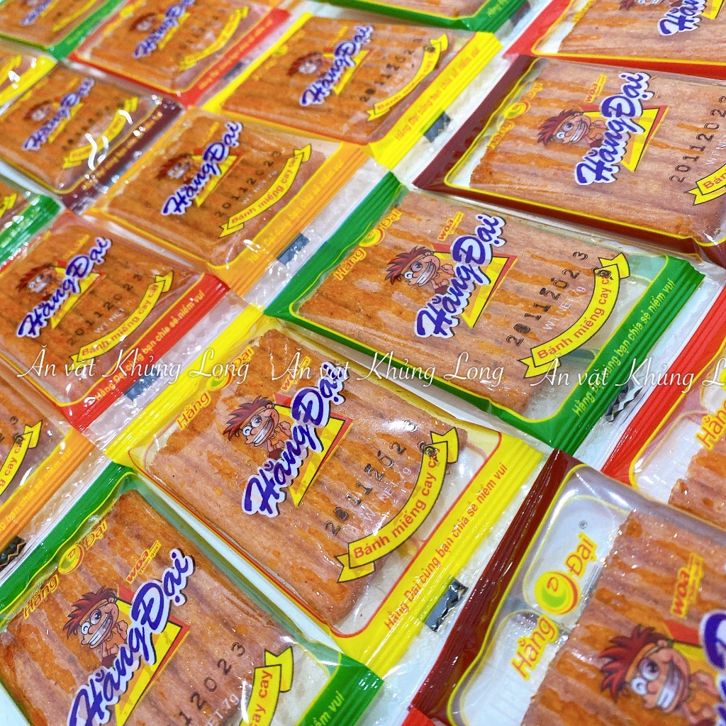 Combo 30 gói sườn dê nướng mini Hằng Đại - ăn vặt cổng trường, ăn vặt tuổi thơ siêu thơm ngon