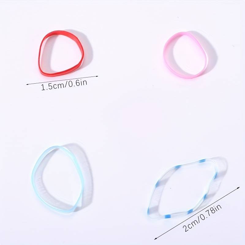 Túi Zip 1000 Sợi Dây Thun Buộc Tóc Mini Co Giãn Nhiều Màu Sắc Dành Cho Bé Gái