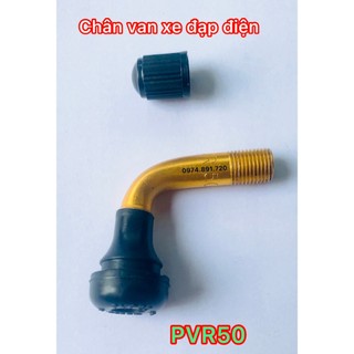 Chân van lốp không săm, van vòi cong không ruột xe đạp điện PVR50