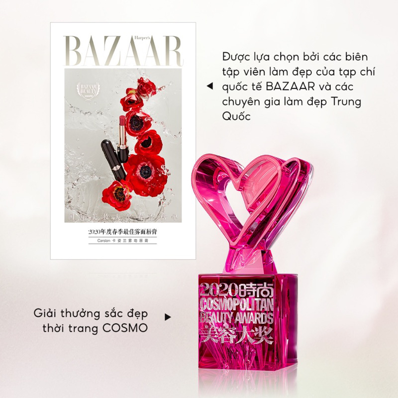 Son mini nhung lì CARSLAN Matte Kissed Lipstick 1g