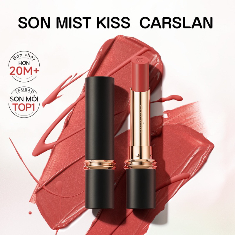 Son mini nhung lì CARSLAN Matte Kissed Lipstick 1g