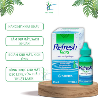 Nước nhỏ mắt REFRESH TEARS nước mắt nhân tạo 15ML dành cho khô mắt