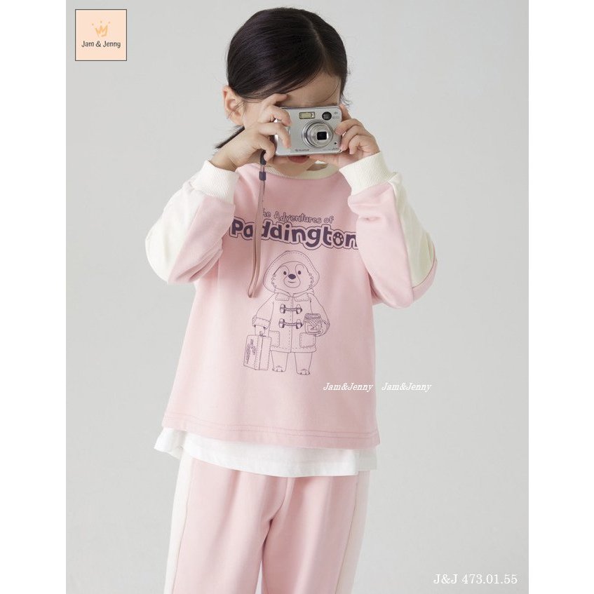 BD23145 Bộ nỉ da cá J&J BT BG Paddington gấu