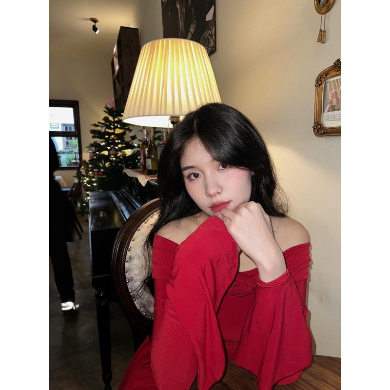 Váy xoè tay tiểu thư