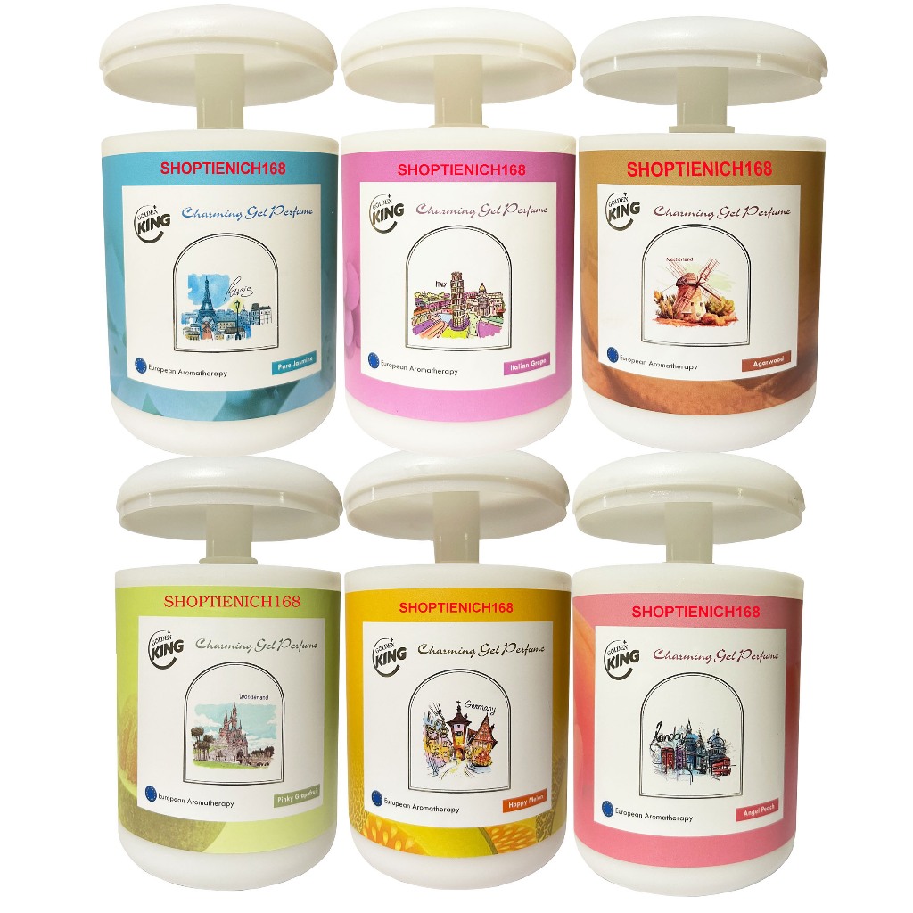 Sáp thơm phòng khử mùi GoldenKing Charming Perfume Hương Trầm Hương 240g