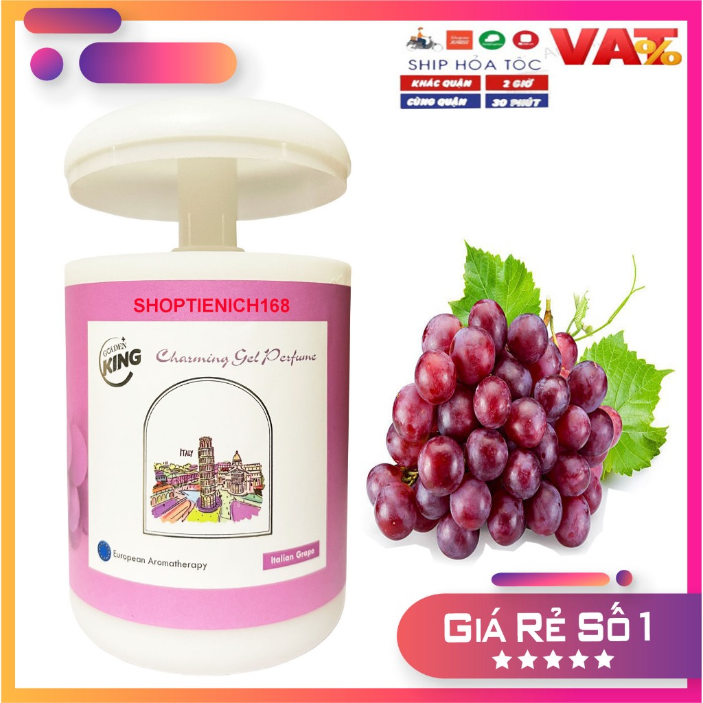 Sáp thơm phòng khử mùi GoldenKing Charming Perfume Hương Nhài 240g