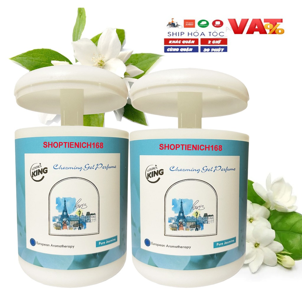 Sáp thơm phòng khử mùi GoldenKing Charming Perfume Hương Nhài 240g