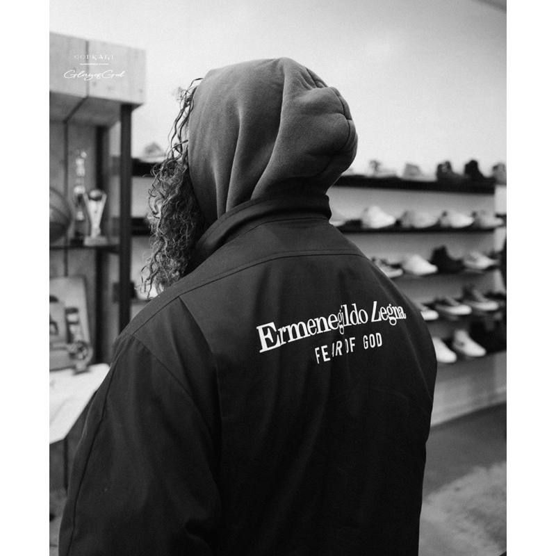 ⚡HÀNG SẴN⚡️ Áo Khoác Fear of God x Er.mene.gildo Zeg.na -Fear of God x Er.mene.gildo Zeg.na Jacket Nylon /FOG