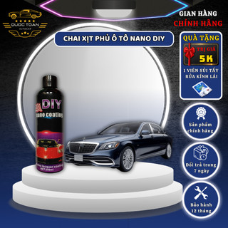 Chai xịt phủ nano wax phủ bóng sơn xe máy ô tô, Phủ bóng kính ô tô xe máy chống xước dăm bám bụi bẩn, ceramic wax DSQ