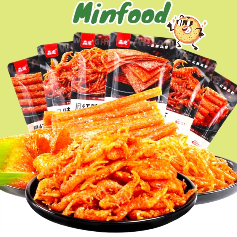 Que Cay tẩm vị TRÙNG KHÁNH HÃNG SENPA ăn liền nhiều loại 65g - sợi cay, miếng cay, thanh cay - Đồ ăn vặt nội địa Trung