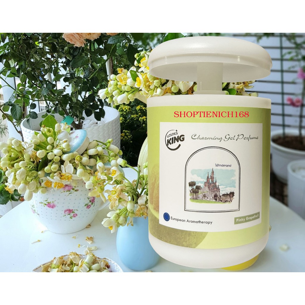 Sáp thơm phòng khử mùi GoldenKing Charming Perfume Hương Trầm Hương 240g