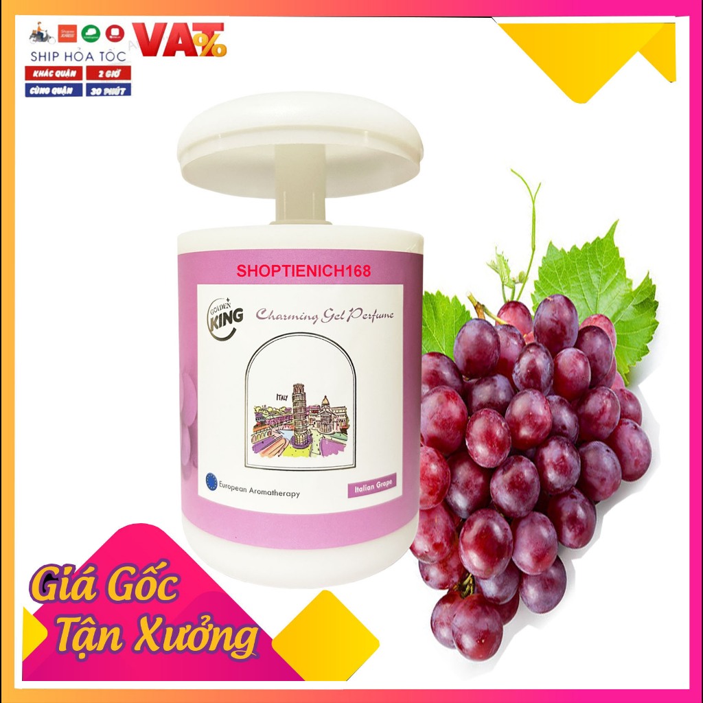 Sáp thơm phòng khử mùi GoldenKing Charming Perfume Hương Trầm Hương 240g