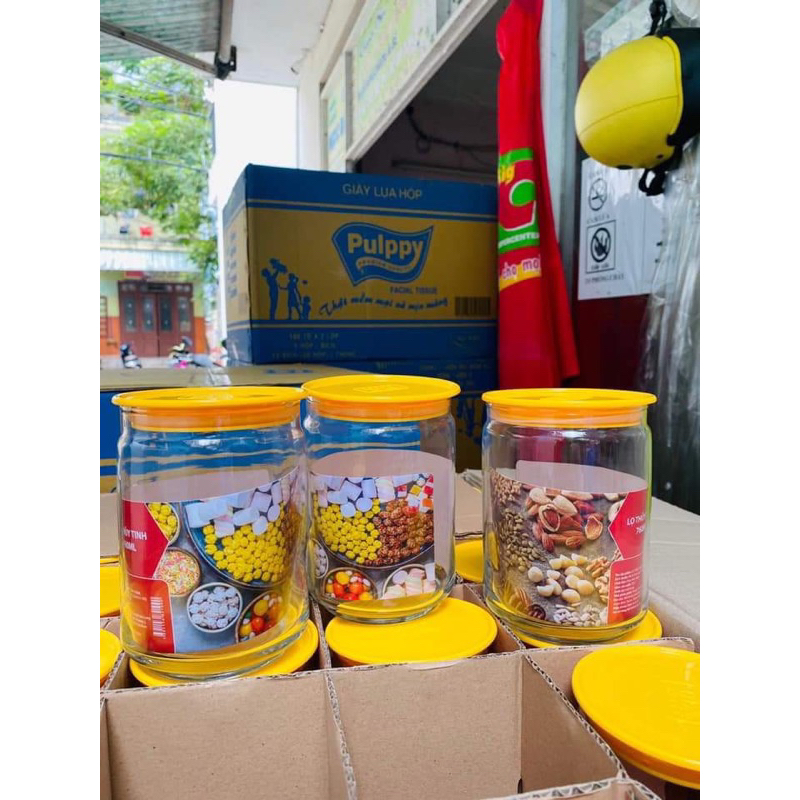 Hũ Lọ thủy tinh Indonesia 760ml Hkm Giá Rẻ