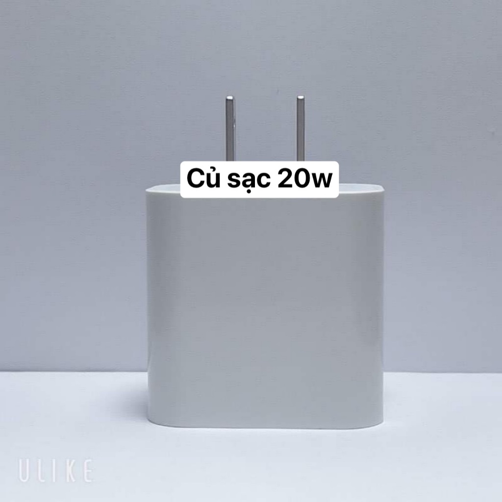 Bộ Sạc EU Chân tròn 20w Power Adapter Chuẩn Sạc Nhanh Từ 8pl >14promax - Mốc Store
