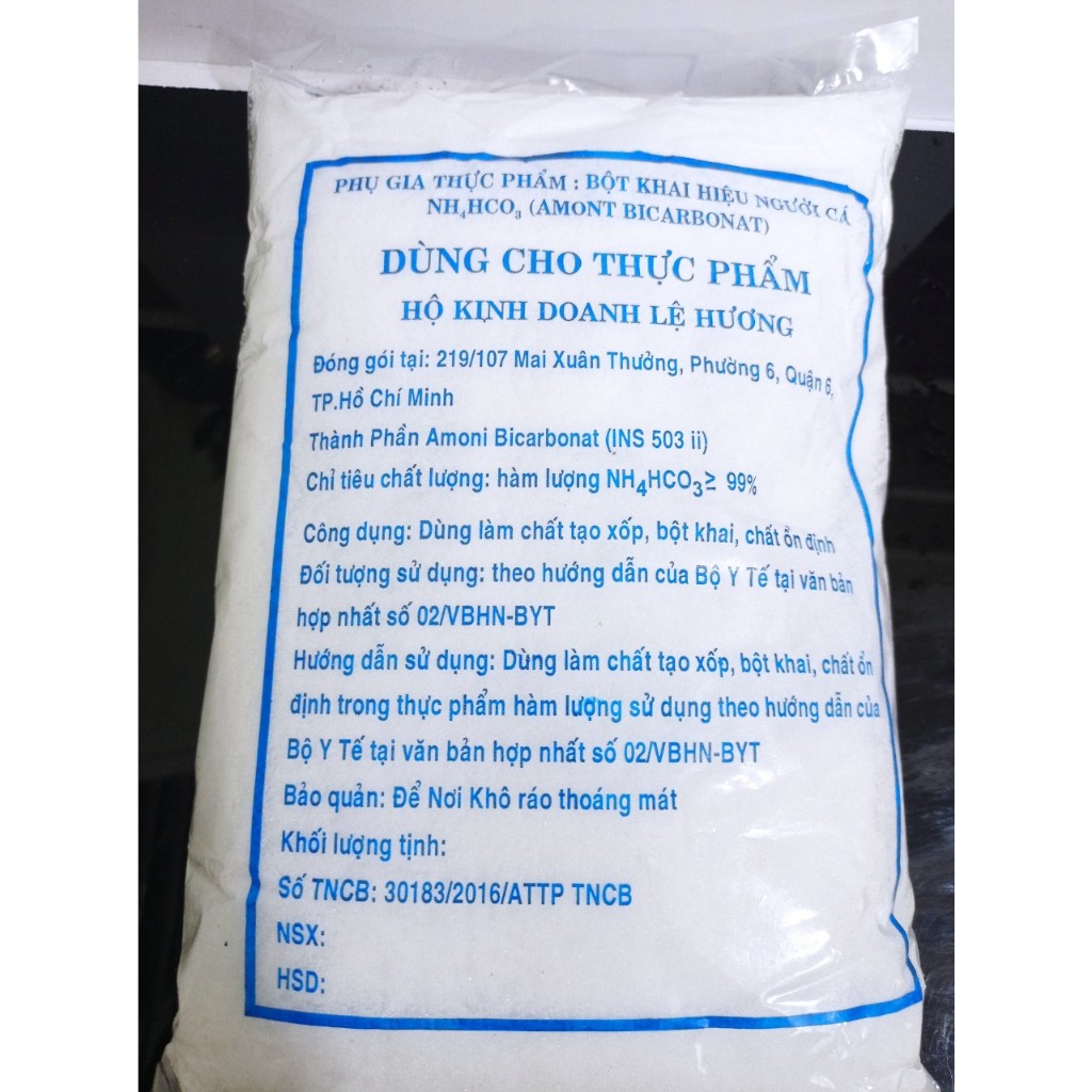 BỘT KHAI dùng trong chế biến thực phâm làm bánh bao, bánh chiên...