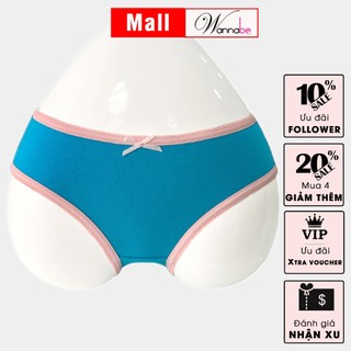 Quần lót thun cotton WANNABE QLC02 quần chíp giá rẻ đơn giản dễ mua dễ mặc thoáng mát cả ngày