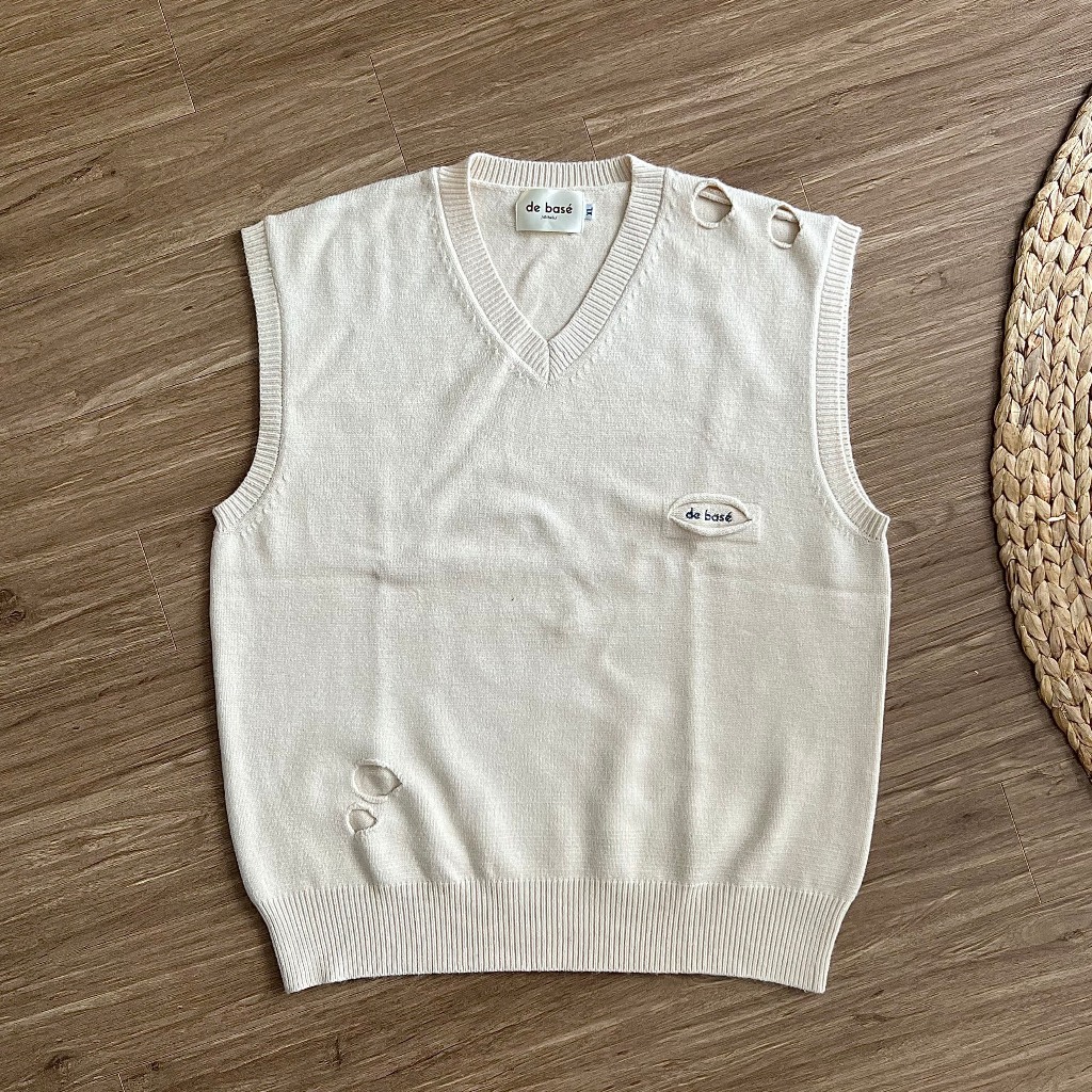 Áo Len Gile - CRACKED GILE SWEATER - De Basé