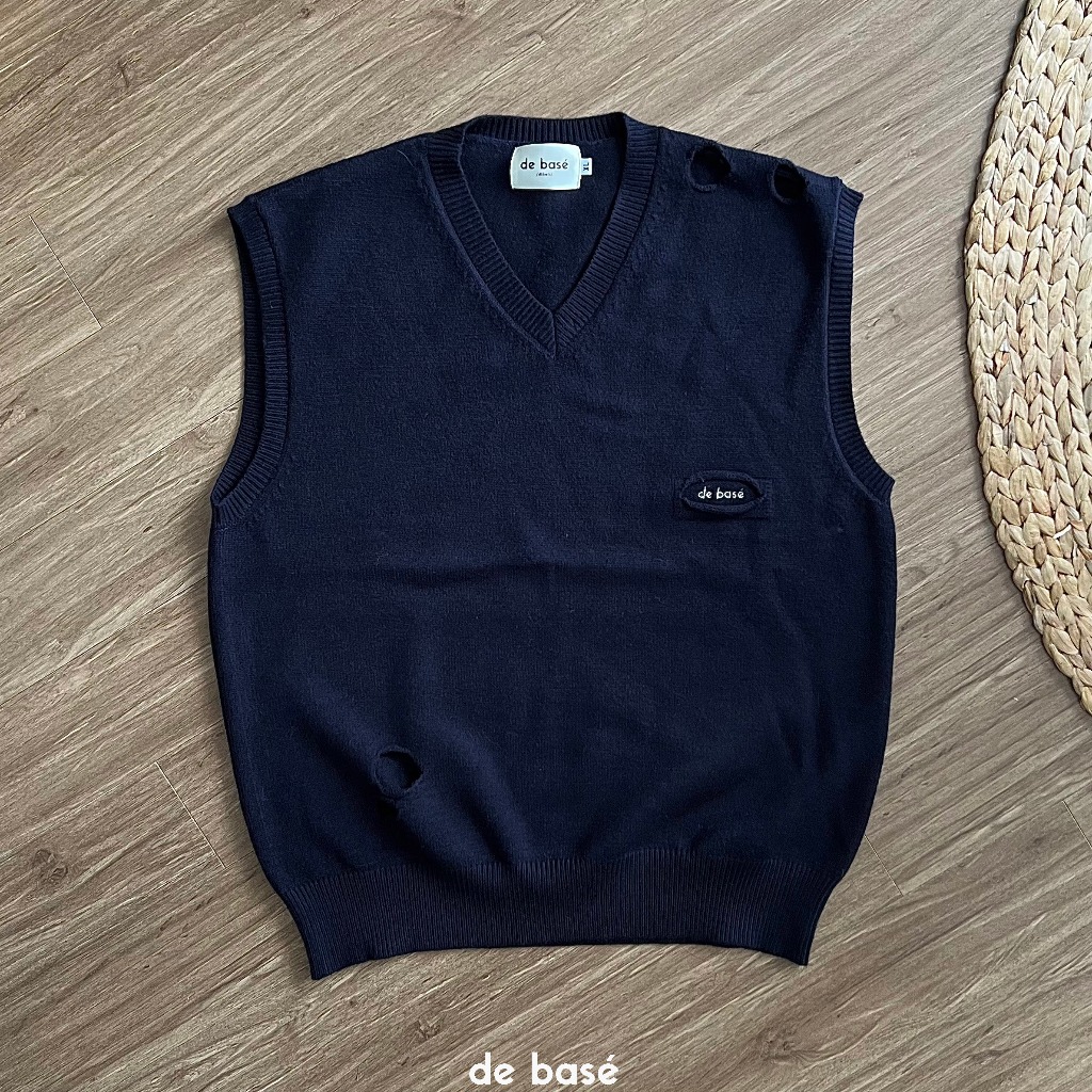 Áo Len Gile - CRACKED GILE SWEATER - De Basé