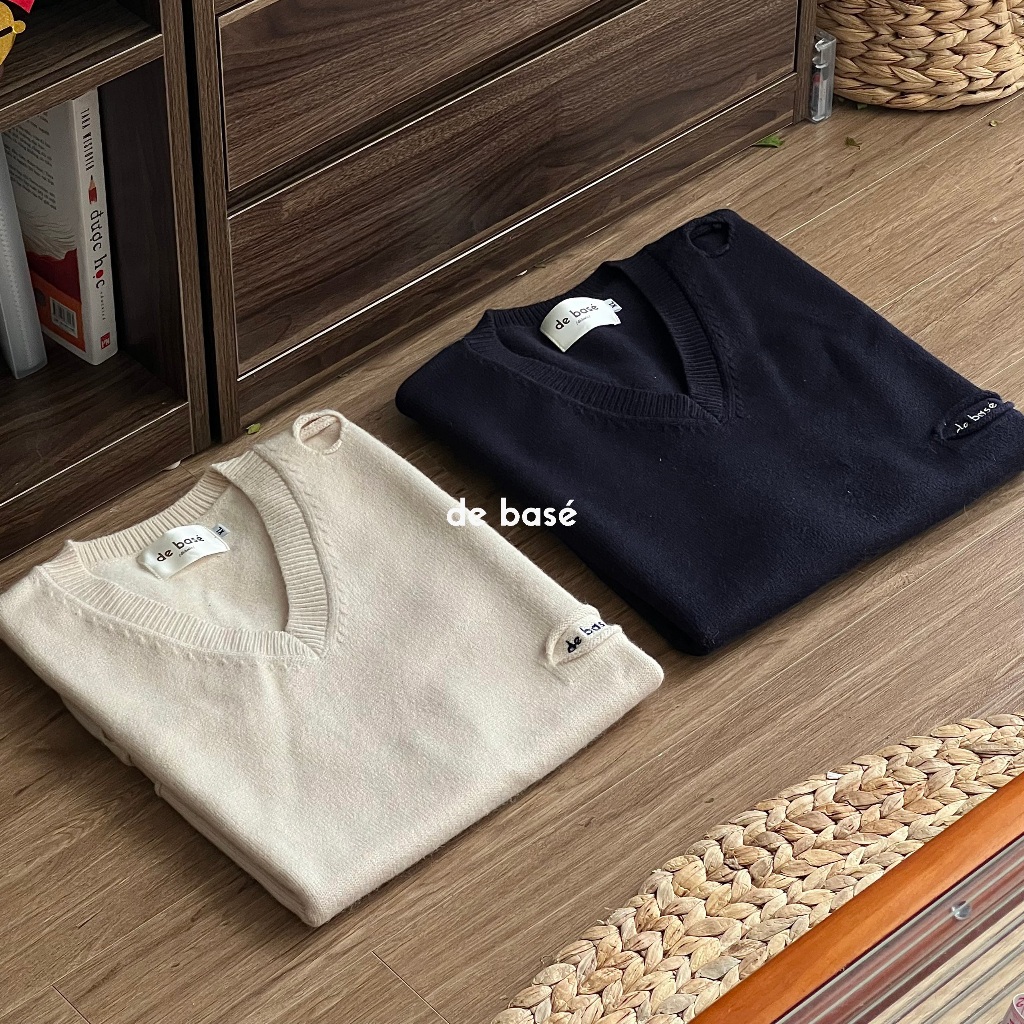 Áo Len Gile - CRACKED GILE SWEATER - De Basé