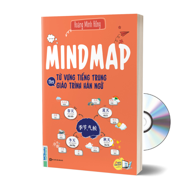 Sách - Mindmap Từ Vựng Tiếng Trung Theo Giáo Trình Hán Ngữ+DVD tài liệu