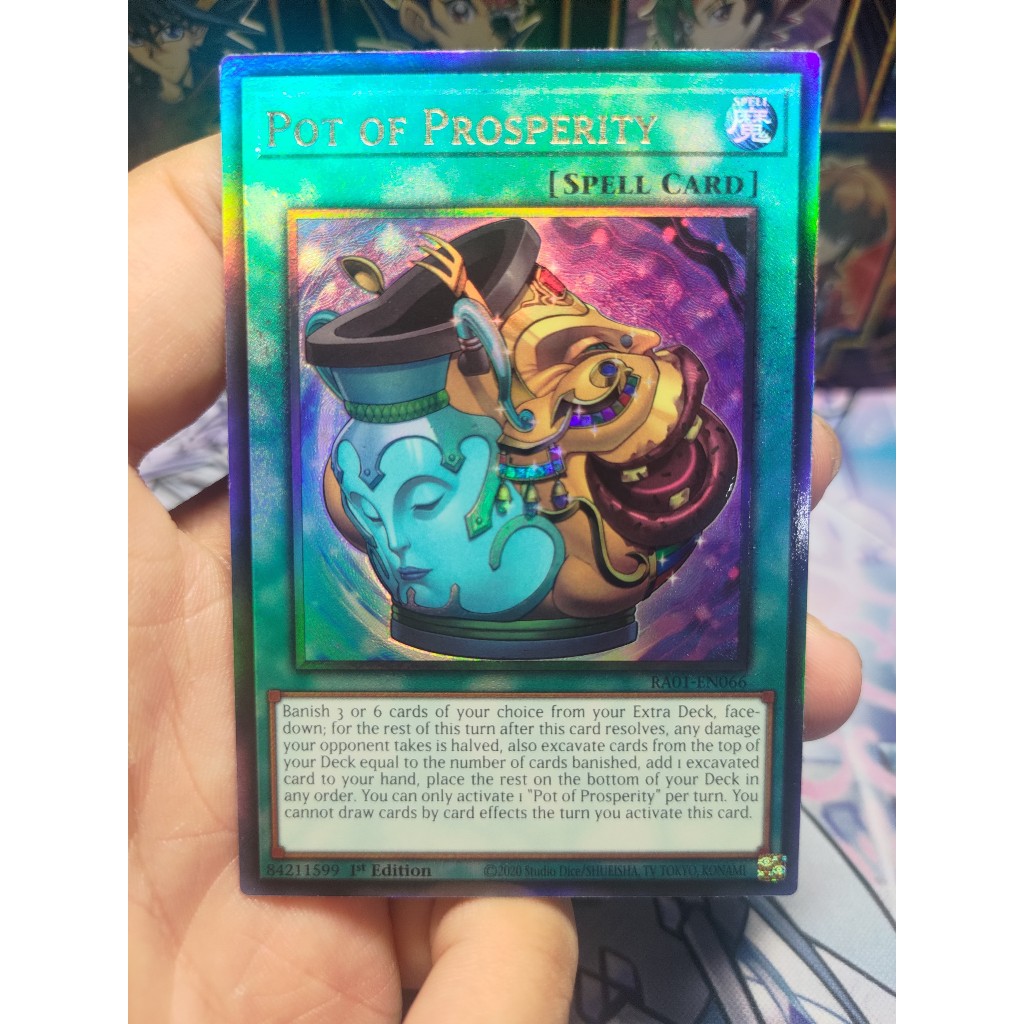 Thẻ bài Pot of Prosperity - RA01-EN066 - 25th Ultimate Rare