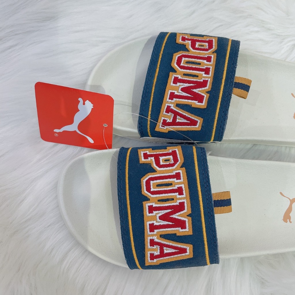 Chính Hãng - Dép P.u.m.a Suede - P.Uni -  White - Code: 382078 01