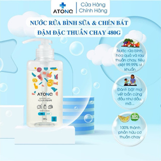 Nước rửa bình rau củ thuần chay Atono2