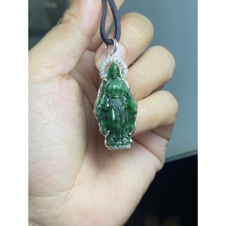 Mặt Mẹ Maria ngọc bọc bạc