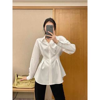 Áo sơ mi trắng thiết kế mới vải thô mỹ cao cấp