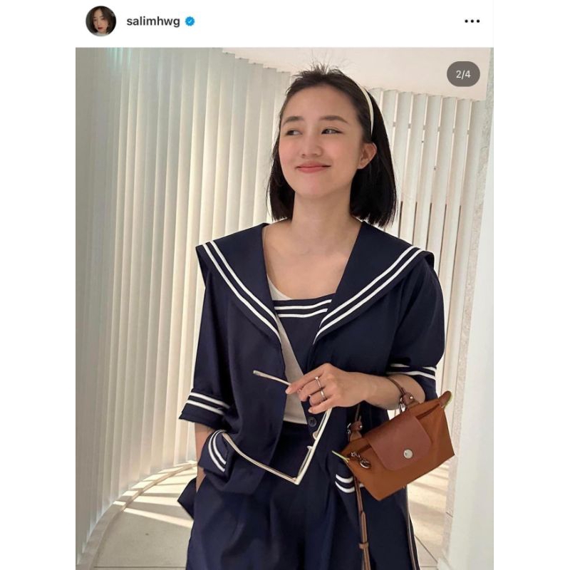 Túi đeo vai, quai xách longch@mp màu nâu cao cấp