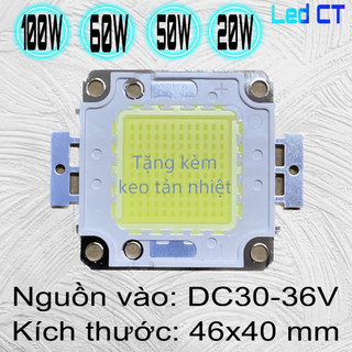 Chip led 60w, 100w trắng
