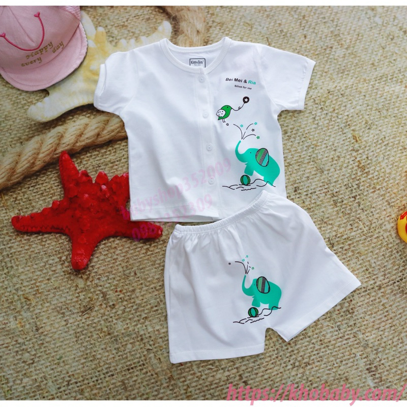 Combo 5 bộ quần áo sơ sinh tay ngắn từ 3-15kg 👶🏻👶🏻👶🏻