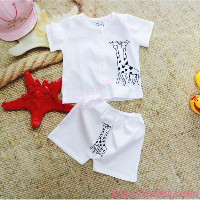 Combo 5 bộ quần áo sơ sinh tay ngắn từ 3-15kg 👶🏻👶🏻👶🏻