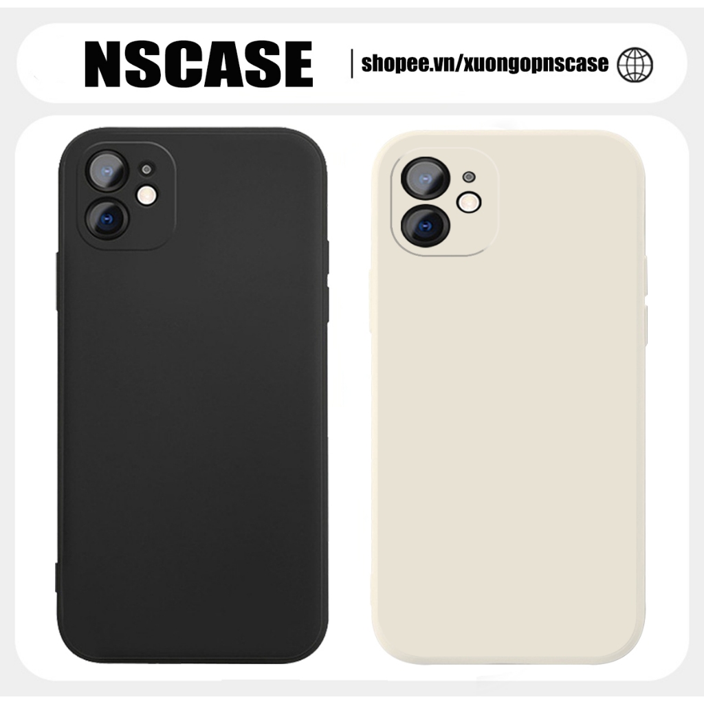 Ốp Iưng iPhone trơn dẻo dành cho ip 6/6s/7/8/X/XS/11/12/13/14/15 Pro Max - Nscase