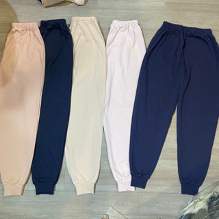 90212 Quần Jogger Nữ, Chất Nỉ Bông Nhẹ Ấm, Hàng Xuất Nhật, Size L 75-80kg lỗi thiếu dây rút