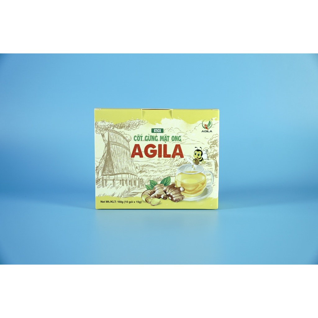 Hộp nước tinh chất cốt gừng mật ong Agila tốt cho sức khỏe - Hộp 10 & 22 gói
