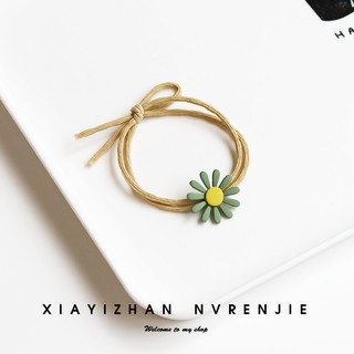 Dây buộc tóc trang trí hoa cúc xinh đẹp