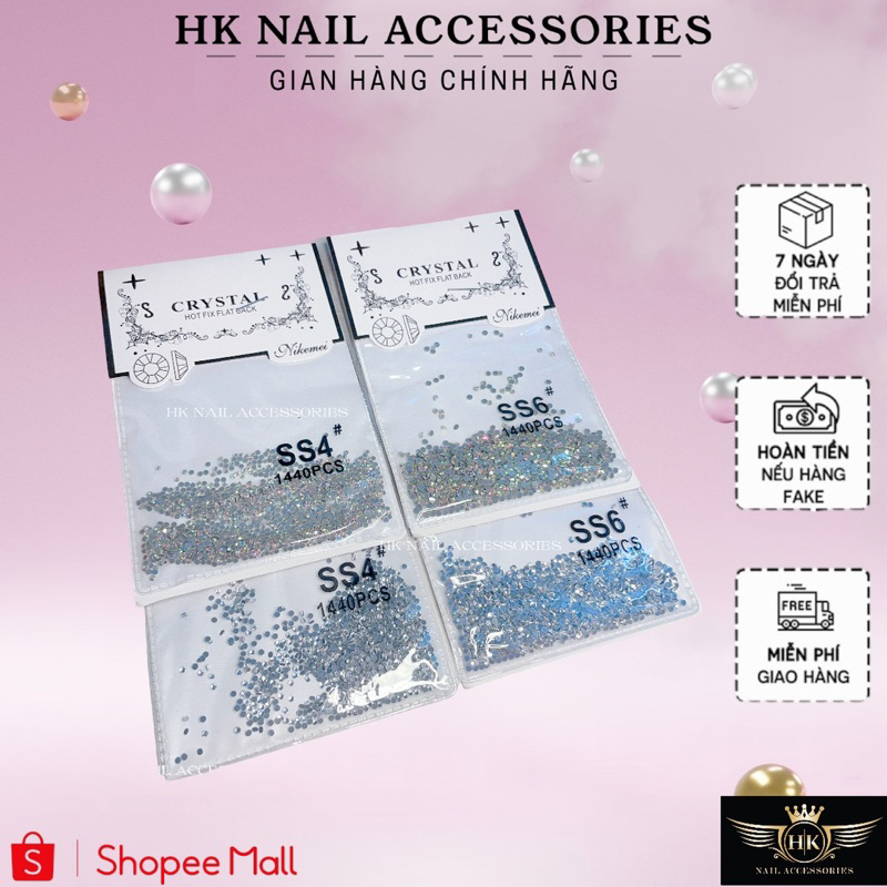Đá lẻ size đá chân bằng HK NAIL ACCESSORIES
