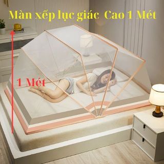  Mùng chụp tự bung khung xếp người lớn cao cấp chống muỗi - Màn chụp tự bung gấp gọn tiện dụng thông minh 24 