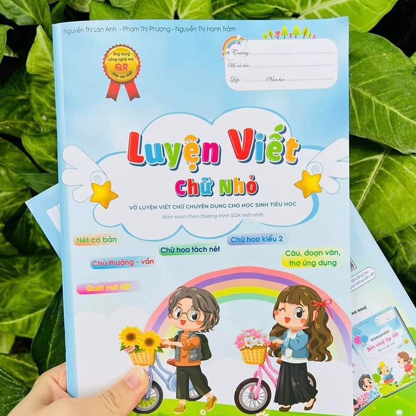 Vở hạ cỡ chữ tập viết cỡ nhỏ