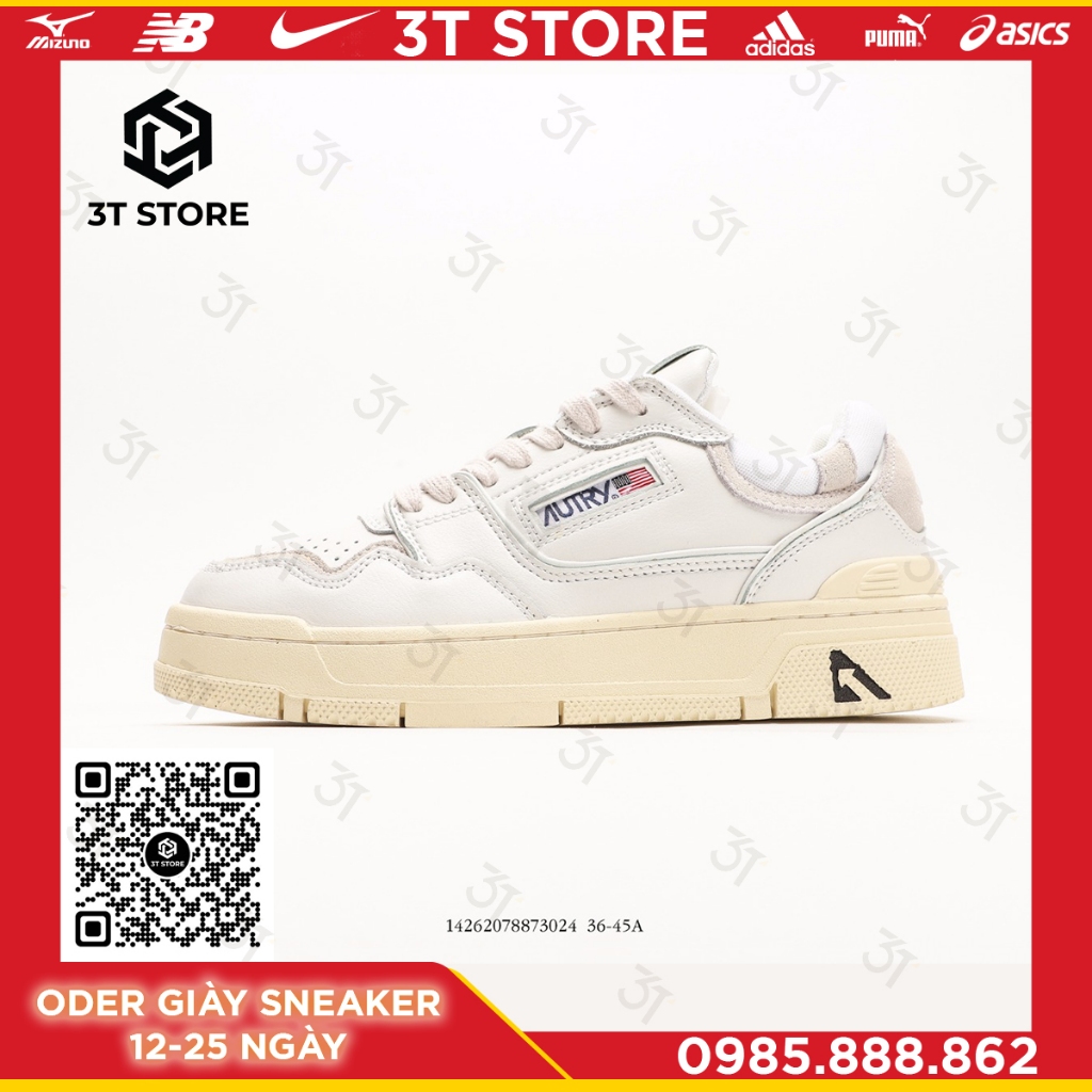 GIÀY SNEAKER MÃ SẢN PHẨM: _Autry 01 Low Man Lea_FULL BOX_FREE SHIP TOÀN QUỐC