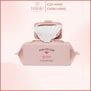Gói 100 tờ khăn giấy ướt Gumi cho bé khăn ướt khăn lau em bé