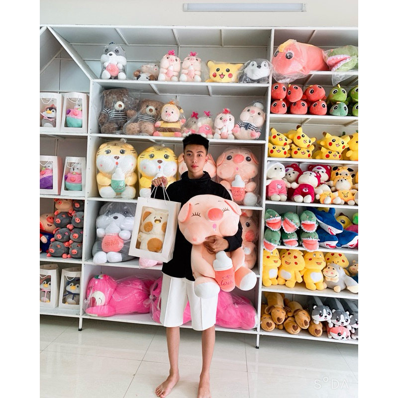 Gấu bông mèo dudu má phính. Mèo dudu nho nhỏ, dễ thương, mấy bạn nhỏ thích em này lắm á