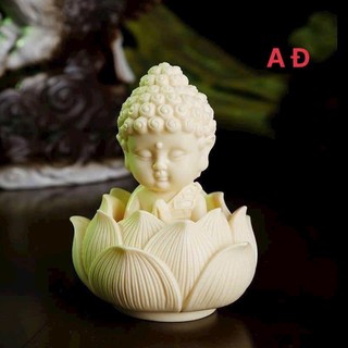 Tượng khuôn hình Đức Phật, tượng phật an nhiên tọa trên đài hoa sen, Tượng phật kèm đài sen