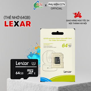 Thẻ Nhớ MicroSDXC Lexar 64GB EZVIZ Class 10 U1 100Mb/S - Hàng Chính Hãng