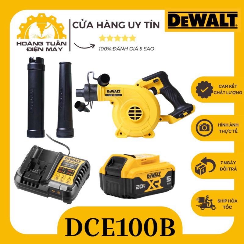 Máy Thổi Bụi // Thổi Lá Dewalt DCE100B