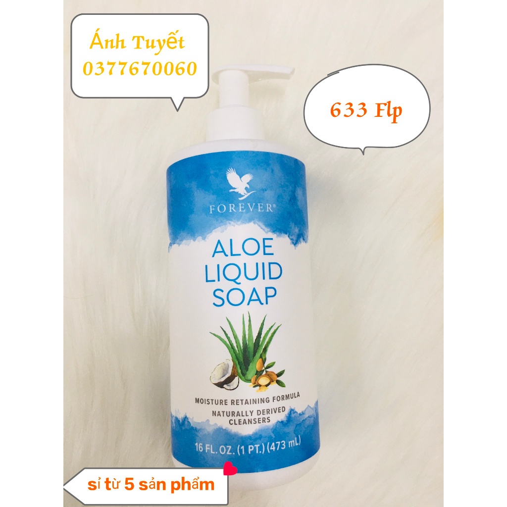 Sữa Rửa Mặt Và Tay Aloe Hand Soap_633Flp. 473ml. Sản Phẩm Lô Hội